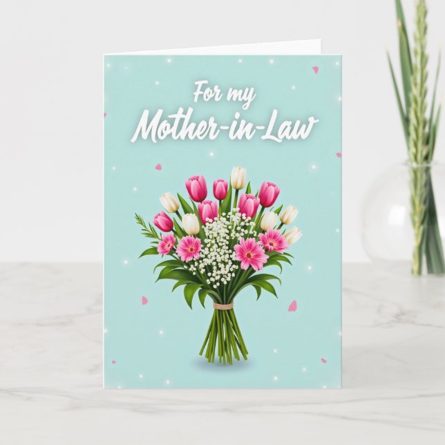 Sweetest Mom Rose Petals Card (Front)