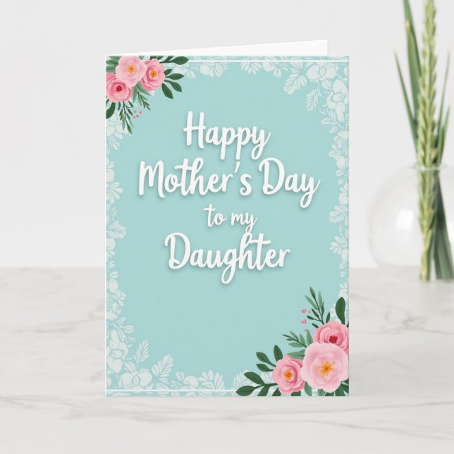 Sweetest Mom Roses Card (Front)