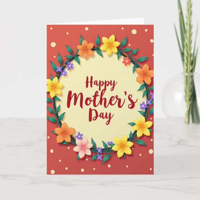 Sweetest Mom Ruby Red Card (Front)