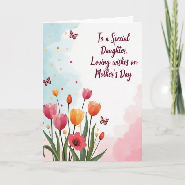 Sweetest Mom Spring Card (Front)