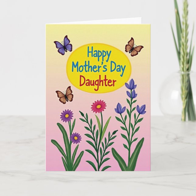 Sweetest Mom Spring Day Card (Front)