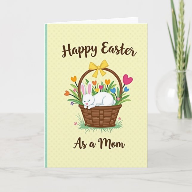 Sweetest Mom Spring Wishes Card (Front)