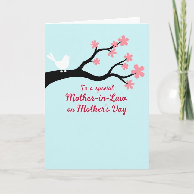 Sweetest Moms Day Tree Card (Front)