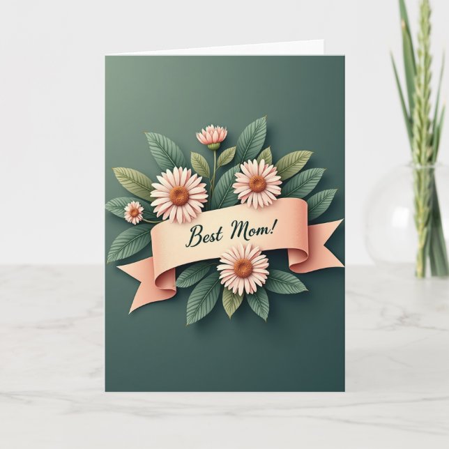 Sweetest Mothers Day Banner Card (Front)