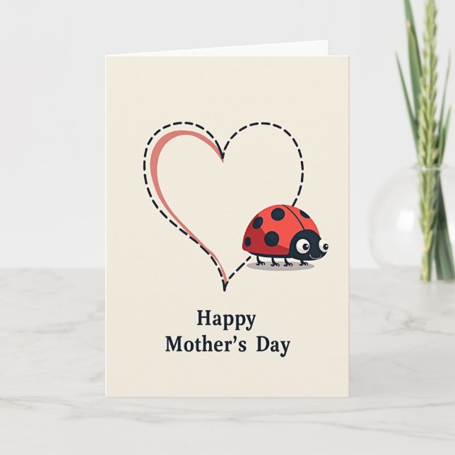 Sweetest Mothers Day Bug Card (Front)