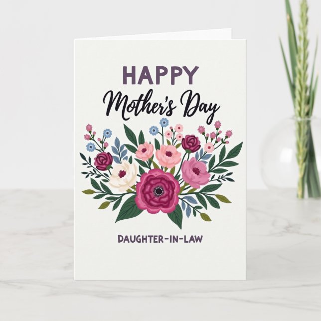 Sweetest Mothers Day Daughterinlaw Card (Front)