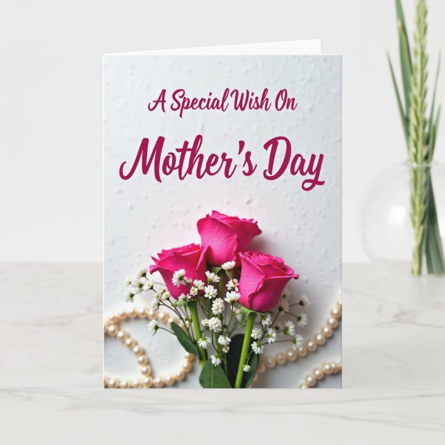 Sweetest Mothers Day Floral Card (Front)