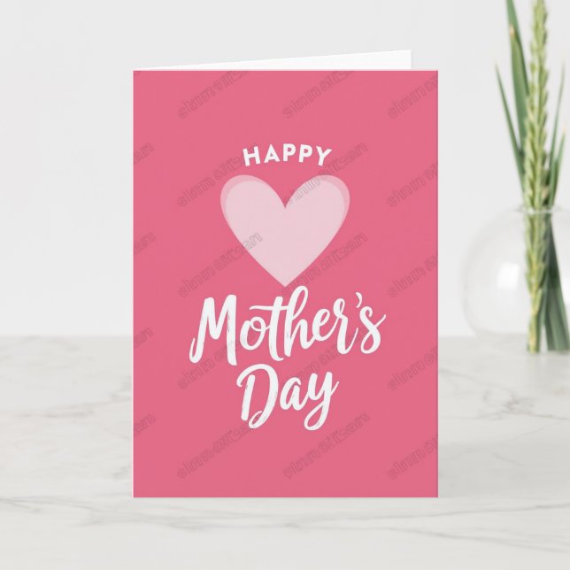 Sweetest Mothers Day Graphic Card (Front)