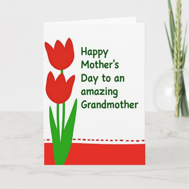 Sweetest Mothers Day Greet Card (Front)