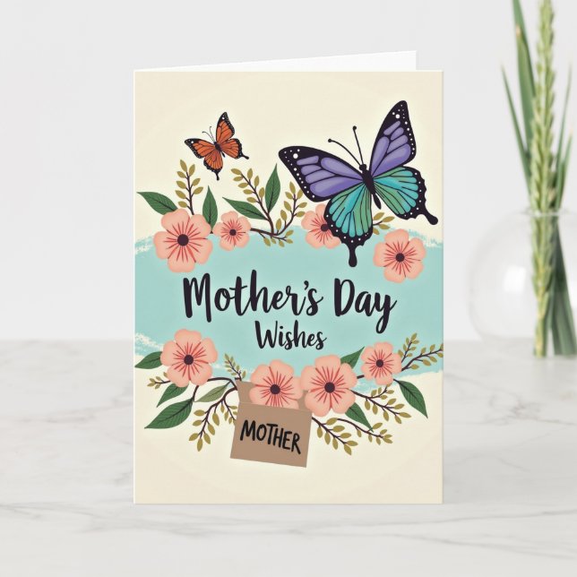 Sweetest Mothers Day Insect Card (Front)