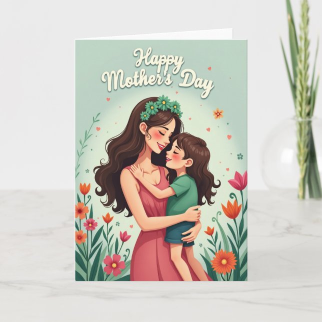 Sweetest Mothers Day Love Card (Front)