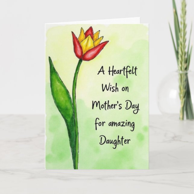 Sweetest Mothers Day Message Card (Front)