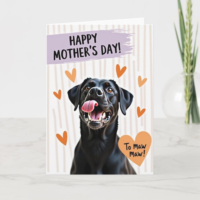Sweetest Mothers Day Smile Card (Front)