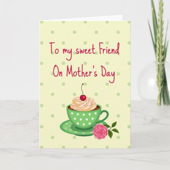 Sweetest Mothers Day Treat Card (Front)