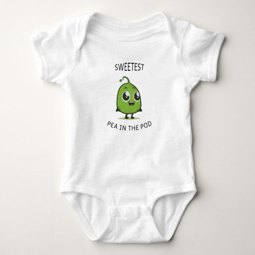 Sweetest Pea in the Pod Cute Baby BodySuit