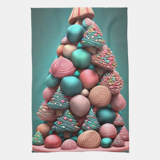 Sweetest Season's Greetings Kitchen Towel (Vertical)