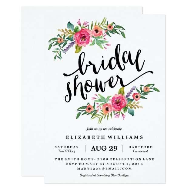 Sweetest Summer Bridal Shower Invitation