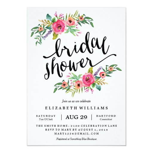 Summer Bridal Shower Invitations 6