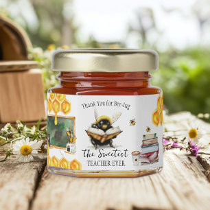 Sweetest Teacher Teacher Appreciation Honey Jar Favors