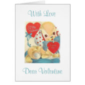 Sweetest Vintage Valentine Puppy (Front)