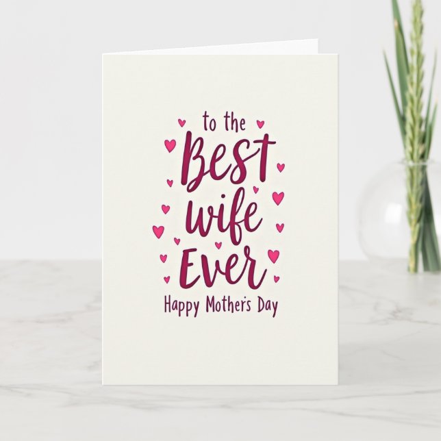 Sweetest Wife Ever Card (Front)
