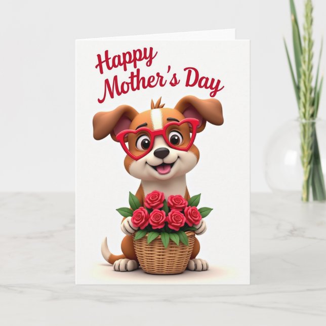 Sweetest Wife Puppy Love Card (Front)