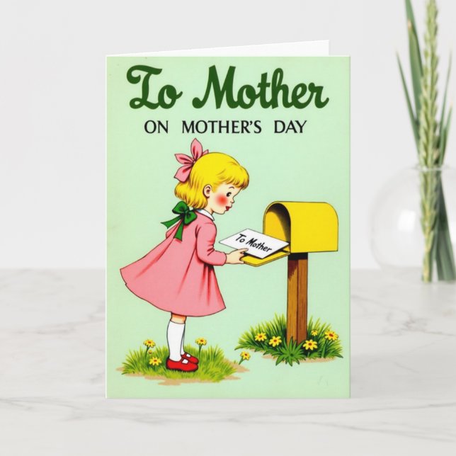 Sweetest Wishes Mothers Day Card (Front)