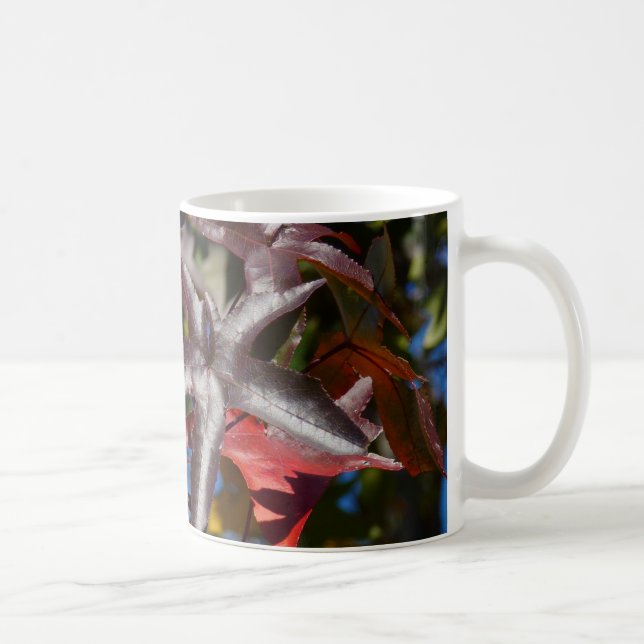 Sweetgum Leaves in Fall Coffee Mug (Right)