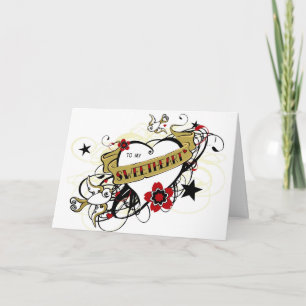 Sweetheard Tattoo Greeting Card