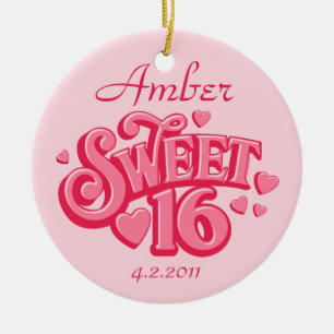 Sweetheart 16 Personalized Ornament