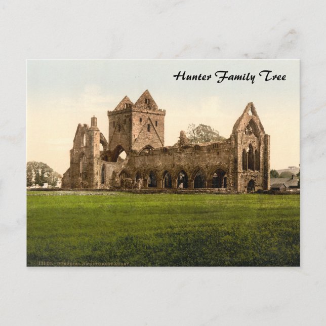 Sweetheart Abbey, Dumfries, Scotland Postcard (Front)