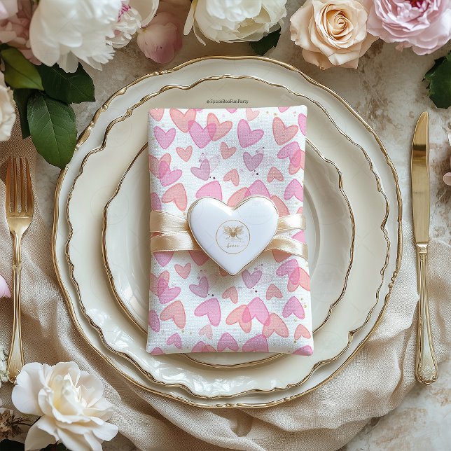 Sweetheart Baby Shower Valentine  Napkins (Sweetheart Valentine,baby shower,party birthday,baby shower invitation,baby shower napkins,thank you)