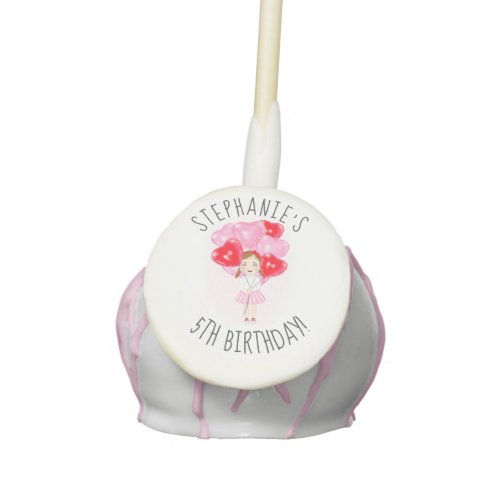 Sweetheart Balloon Birthday  Cake Pops