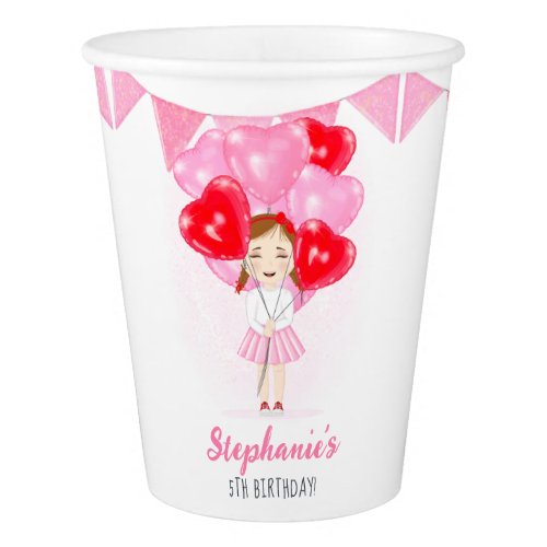 Sweetheart Balloon Birthday Paper Cup