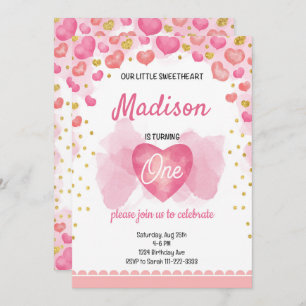 Sweetheart Birthday Invitation