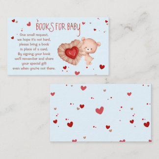 Sweetheart Boy Baby Shower Books For Baby Card