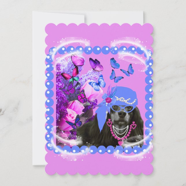 SweetHeart Butterflies Flat Greeting Card (Front)