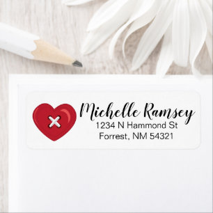 Sweetheart Button Label