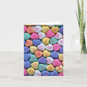 Sweetheart Candy Sayings Valentine's Day Card