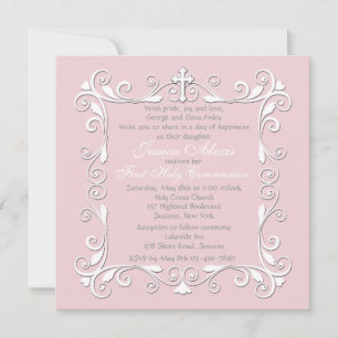 Sweetheart Corners Religious Invitation