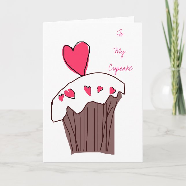 Sweetheart Cupcake Card (Front)