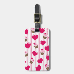 Sweetheart Cupcakes Luggage Tag