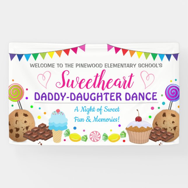 Sweetheart Daddy Daughter Dance Banner (Horizontal)