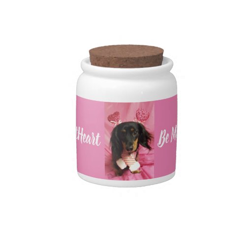 SweetHeart Dog Candy Treat Jar