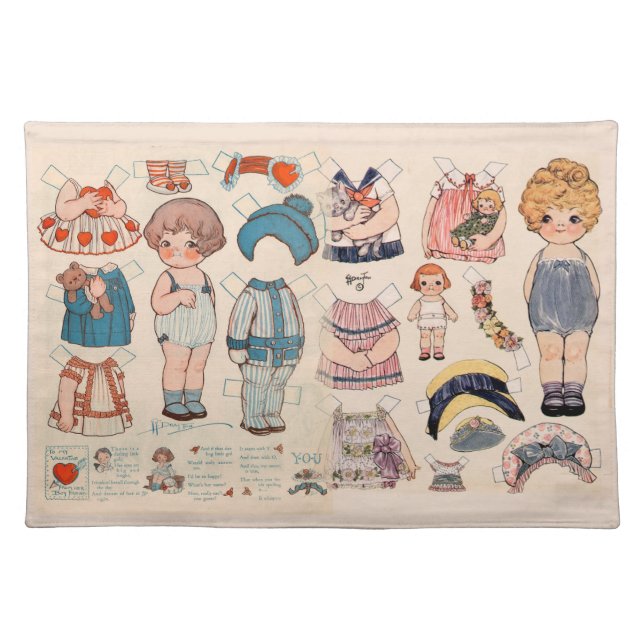 Sweetheart Dolly Dingle and Her Dollies Placemat (Front)
