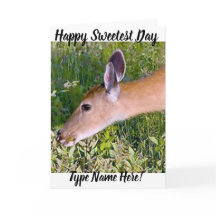 Sweetheart Greeting Card, Doe Holiday Card