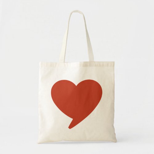 Sweetheart love tote bag