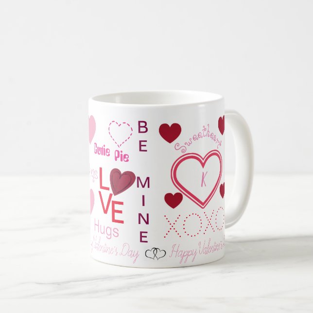 Sweetheart Monogram Mug (Front Right)