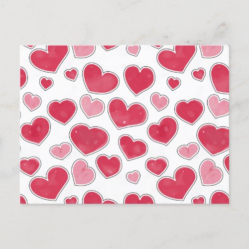 Sweetheart Paradise Valentines Day Wrapping Paper Postcard