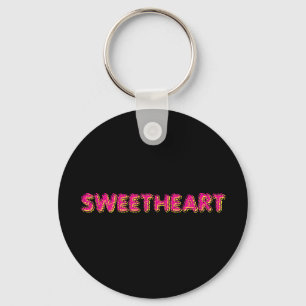 Sweetheart Personalized Wife Girlfriend Nickname Keychain